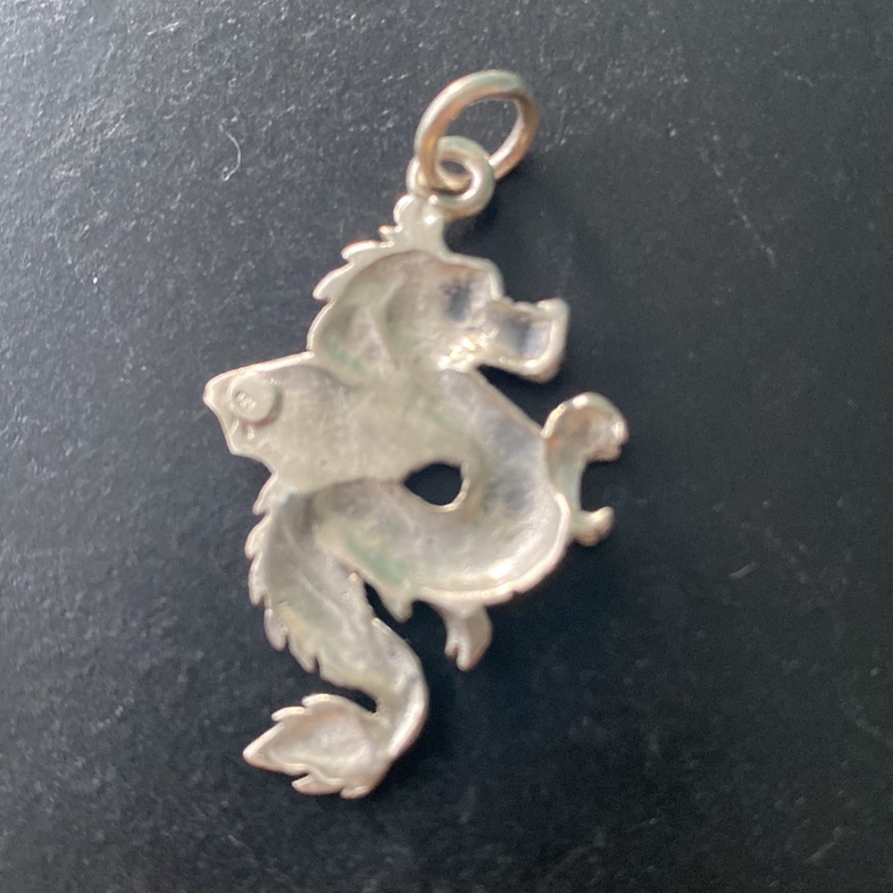 dragon silver pendent - Picture 2 of 3